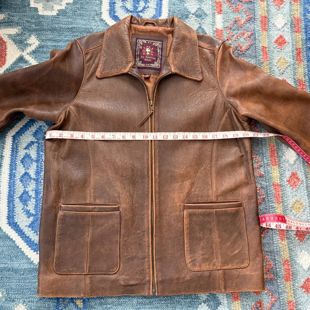 The Territory Ahead Tan Leather Jacket - Picture 5 of 9